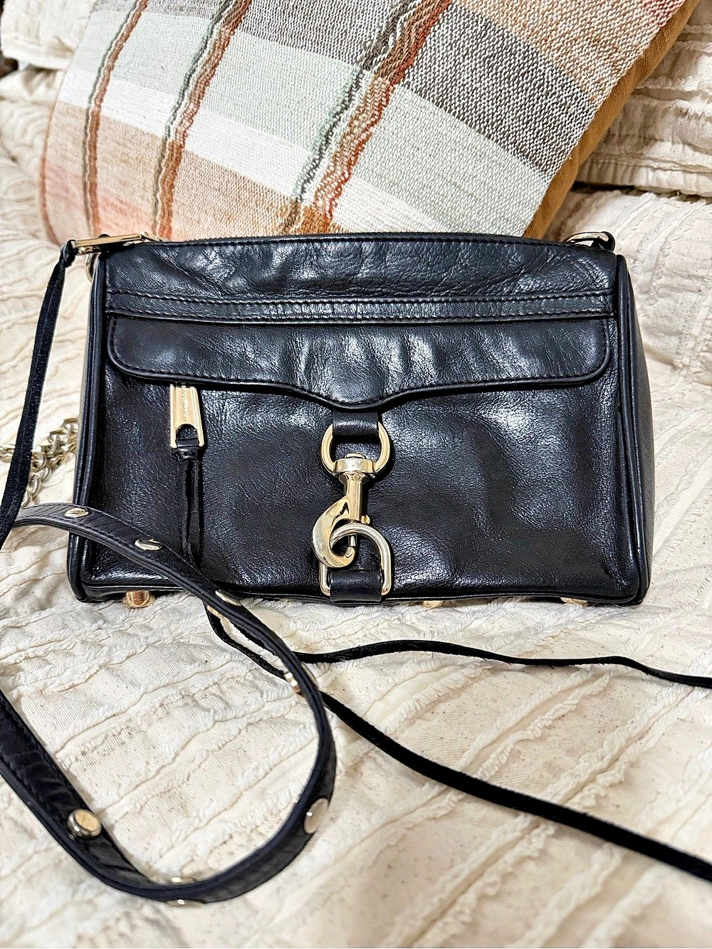 Rebecca Minkoff Mini M.A.C. Shoulder Bag Black Crossbody Bag